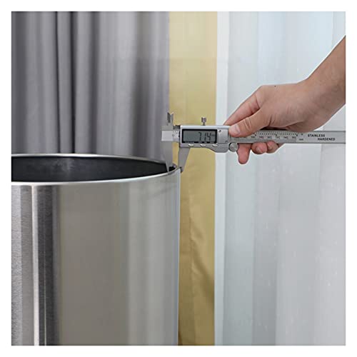 WOTZOV Mülleimer für Küche, Büro, Zuhause, Mülleimer für den Außenbereich, Abfalleimer mit Schwingdeckel, 61 cm hoher Mülleimer für den Innen- und Außenbereich sowie für den gew – Bild 4