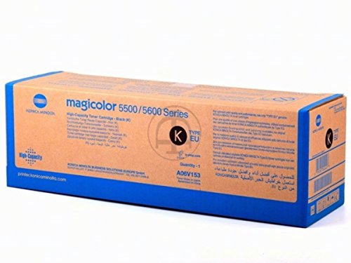 Toner noir Konica Minolta Magicolor 5670 DTH de 12000 pages d'origine A06V153