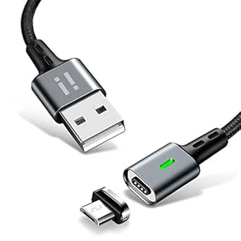 1m PLATINUM Nylon Magnet Micro USB Schnellladekabel Quick Charge 3.0 Datenkabel - 1x Kabel + 1x Micro USB Stecker
