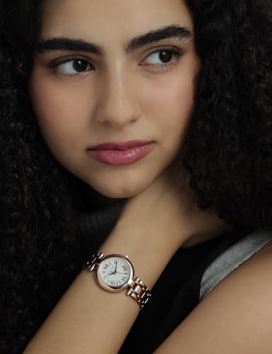Image of Michael Kors Laney Pink Quartz Stainless Steel Watch MK4893