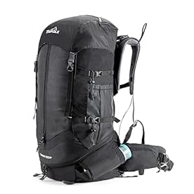 Tripole Terra Backpacking and Trekking Rucksack with Front Opening, Rain Cover and Metal Frame | 3 Year Warranty