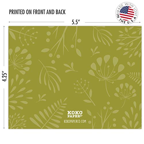 Woodland Animals Baby Shower Thank You Cards. Set Of 25 5.5” X 4.25” Flat Note Cards And A2 White Envelopes. Printed On Heavy Card Stock. #TOP3