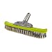 POOLWHALE 10'' Heavy Duty Wire Brush with Stainless Steel Bristles,Suitable for Concrete and Gunite Pools and Walkways