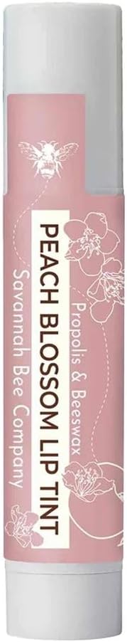 Savannah Bee Company Peach Blossom Lip Tint - Moisturizing Lip Tint for Dry Lips
