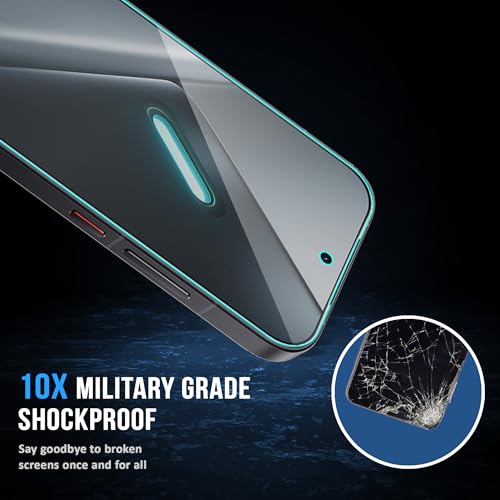 Image of ArmourPro Anti Glare Matte Tempered Glass for X8 Pro, Anti Fingerprint Screen Protector, 9H Scratch Resistant, Smooth Touch, Easy Installation Kit with Cable Protector