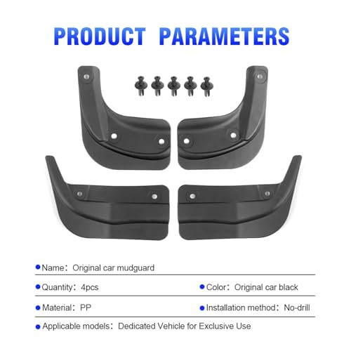Guardabarros de rueda Tesla Model 3 2024 2025 2026 accesorios de protección 2