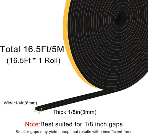 Trisiki Thin Foam Seal, Windows & Doors, Blocks Drafts, Strong Adhesive by Trisiki - Used condition - Image 6