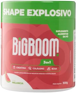 Creatina - BIGBOOM - 100% Pura 300G. A única 3 em 1 | Colágeno, B...