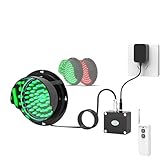 GRPDMDM Industrial Traffic Light,Red/Green Loading Dock Traffic Lights ,4 Inch Industrial Stop/Go Light,100m Remote Control,for Construction Sites,Warehouses