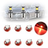 NSLUMO Red LED Dashboard Instrument Gauge Cluster Light Kit for 1989-2006 BM'W E36 E34 E39 E32 E38 E32 Z3 X5 E53 LED Interior Indicator Panel Speedo Tach Clock Temperature LCD display Light Bulbs