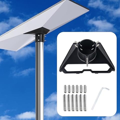Starlink Gen 3 Pipe Adapter, Starlink Mount for Starlink Gen 3 Standard Dish, Starlink Gen 3 Mount, Starlink Gen 3 Mounting Kit, Compatible with Starlink Standard Dish, V3 Kickstand Dishy Cover