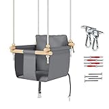 ✔MAMOI Indoor Kinderschaukel ist für Kinder von 8 Monaten bis 3 Jahren empfohlen. Wir haben die weiche Baumwolle mit Flächengewicht von 210 g/m² und die festen französischen Nähte benutzt, was Ihnen die höchste Sicherheit und Festigkeit garantiert. Alle Teile wurden aus grober zweilagiger Baumwolle mit einem engmaschigen Gewirke genäht. Unsere Babyschaukel ist sogar bis 25 kg belastbar. VERBESSERTE STABILISIERUNG