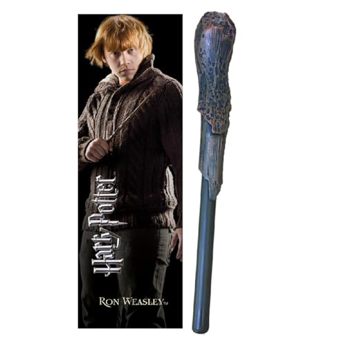 The Noble Collection Harry Potter Ron Weasley Wand Pen and Bookmark