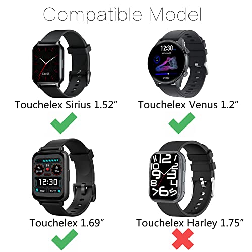 Correas para Soudorv Y10 Smartwatch Acero Inoxidable miniatura 2