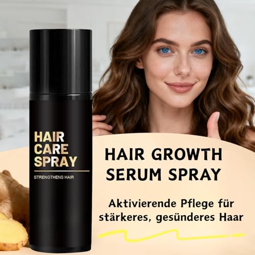 Hair Growth Spray, Hair Growth Serum für Frauen & Männer, Haarwachstum Spray & Haarwachstum Serum, Haarwachstumsölspray zur Reparatur gegen Trockenheit, Verhindert Haarausfall, Haarpflege, 50ml