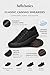 All Black Canvas Shoes for Women Casual Low Top Sneakers Fashion Black Tennis Shoes for Women, All Black, Size 9