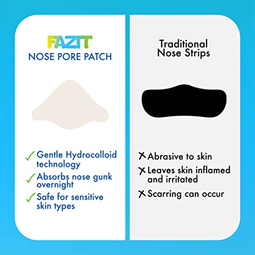 image for FAZIT Zit Zapper Nose Pore Patch -20-Pc Pimple Patch Set - Hydrocolloi