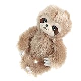 Yardwe Faultierkissen Entzückende Tierpuppe Wohnkultur Faultier- Stofftierpuppe Faultierpuppen Faultier Stofftier Faultier-Ornament Entzückendes Faultierspielzeug Brown Plüsch