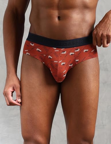 Image of U.S. Polo ASSN. Mens OEB16 Low Rise Printed Underwear Briefs - Pack of 3