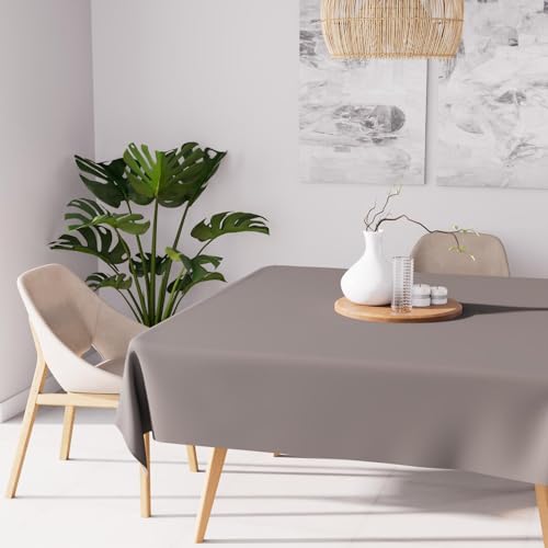 Soleil d'ocre Mantel Antimanchas Alix Antimanchas, Marrón, 140 x 140 cm