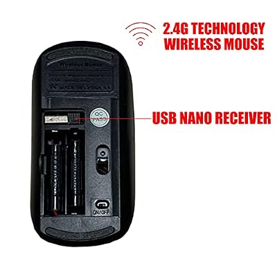 2.4G Wireless Mouse with Cute Pattern Design for All Laptops and Desktops with Nano Receiver - Natural Cute