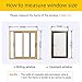 DIY Magnetic Window Insulation kit Transparent Film with White Frame Max 56