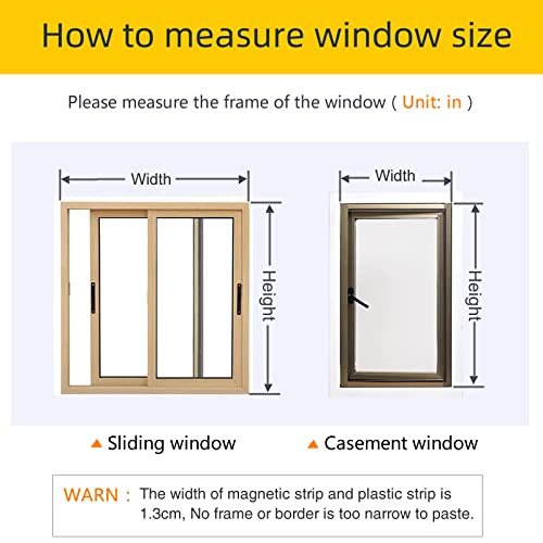 DIY Magnetic Window Insulation kit Transparent Film with White Frame Max 61"X59"(155×150cm) Fits Any Size Smaller Coverings to Keep Cold Out Storm Warm in Winter - Image 4