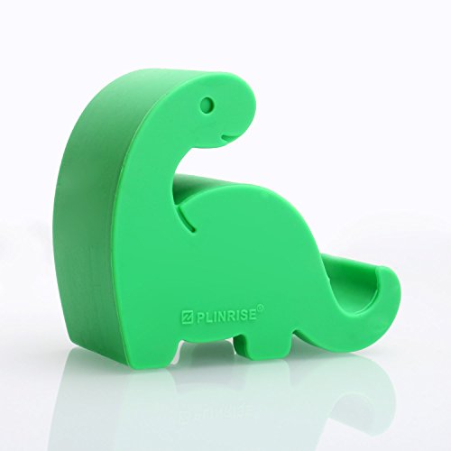 Plinrise Animal Desk Phone Stand, Update Dinosaur Silicone Office Phone Holder, Creative Phone Tablet Stand Mounts, Size:1.3" X 3.1" X 2.8"(Green) #TOP4