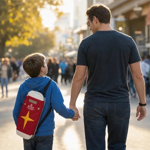 Image of Shield Backpack Anime Accessories Cosplay Backpack Manga Multi Purpose Bag Stylish Ideal Gift for Anime Fans (Red Shoulder Bag)
