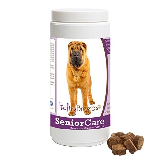 Healthy Breeds Chinese Shar Pei Senior Dog Care Soft Chews 100 Count