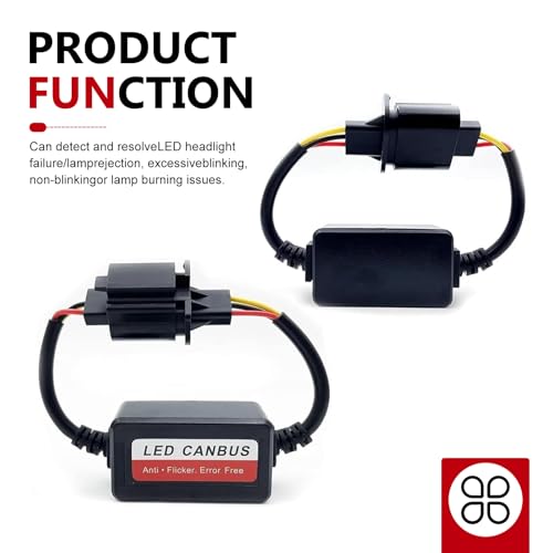 Descodificador LED para autos H13/9008, 2 piezas miniatura 4