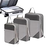 Cubo de embalaje de compresión - Ahorro de espacio de equipaje ligero, organizador compacto | Equipo de viaje para maleta de crucero aéreo, solución de almacenamiento para dormitorio de dormir