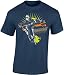 Produktbild Fahrrad T-Shirt Herren : Downhill Forever - Mountainbike Shirt (Denim Blue L)