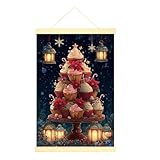 Cupcake-Poster auf Leinwand zum Aufhängen, 