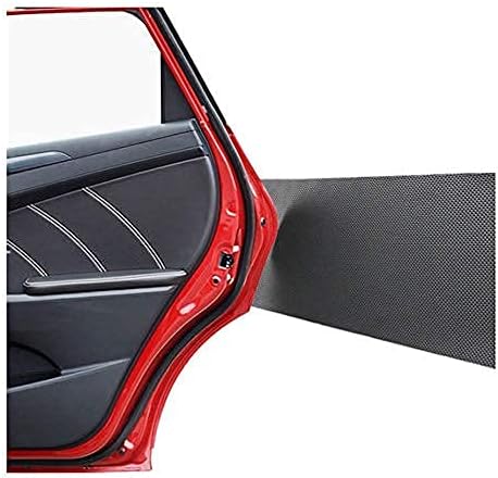 OUTSTANDER 2PCS Car Door Protector - 200 cm x 20 cm & 6.5 mm Thick, Garage Wall Protectors, Durable Car Parking Protection, 2x Self Adhesive Foam Strip, Comes with Car Key Signal Blocker Pouch, Black