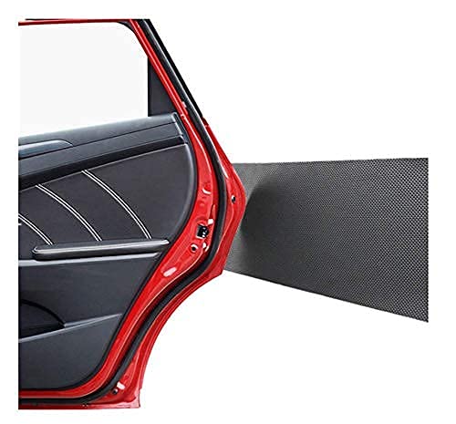 OUTSTANDER 2PCS Car Door Protector - 200 cm x 20 cm & 6.5 mm Thick, Garage Wall Protectors, Durable Car Parking Protection, 2x Self Adhesive Foam Strip, Comes with Car Key Signal Blocker Pouch, Black