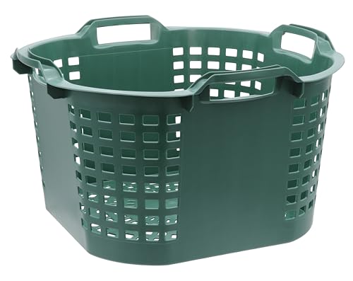 Agrarflora Gartenkorb - stapelbarer Obstkorb, Erntekorb, Laubkorb - stabiler Drehstapelkorb für Hauâ€¦ – Miniatur