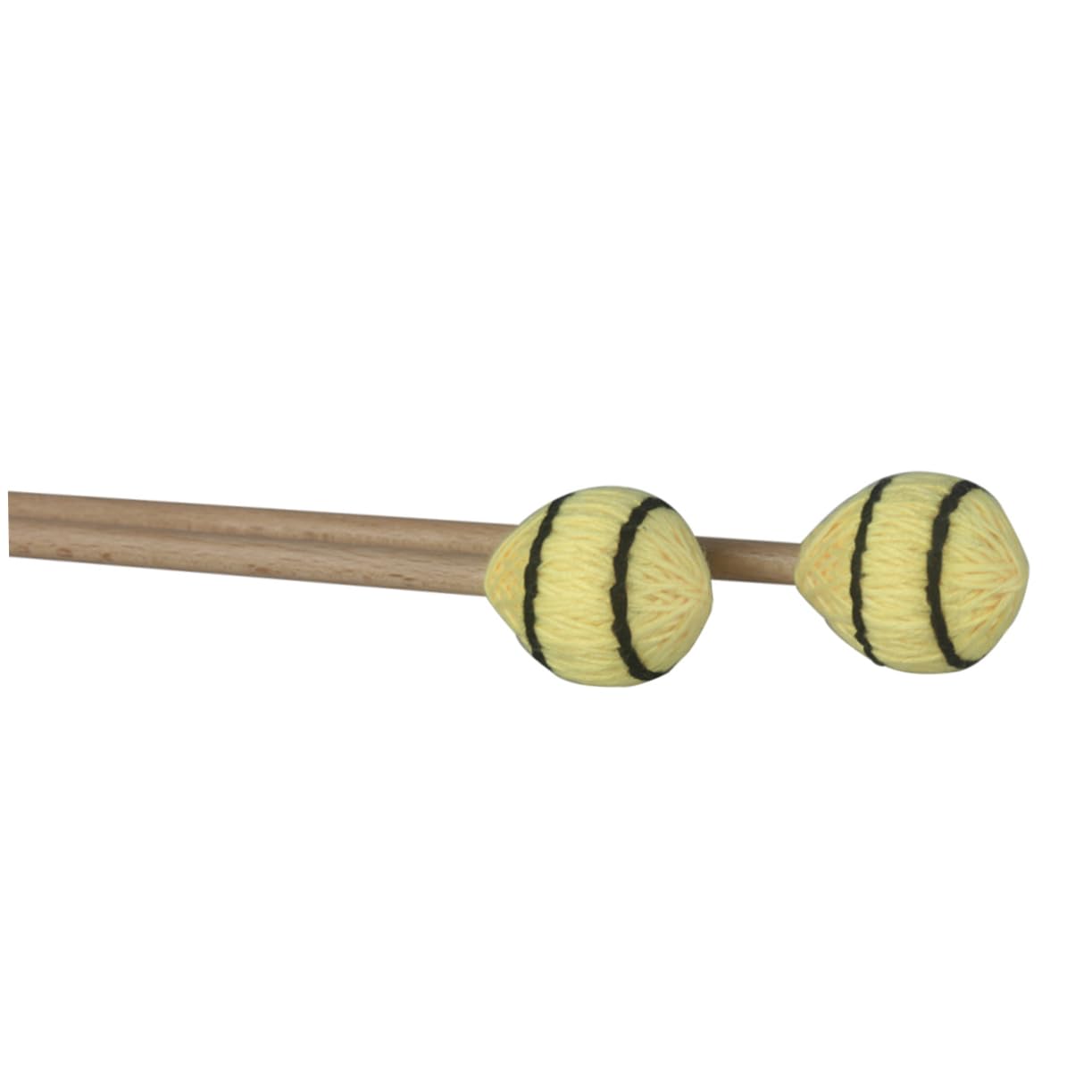 Mazos de Marimba 1 Par de Hilo Duro Azul con Mango de Haya