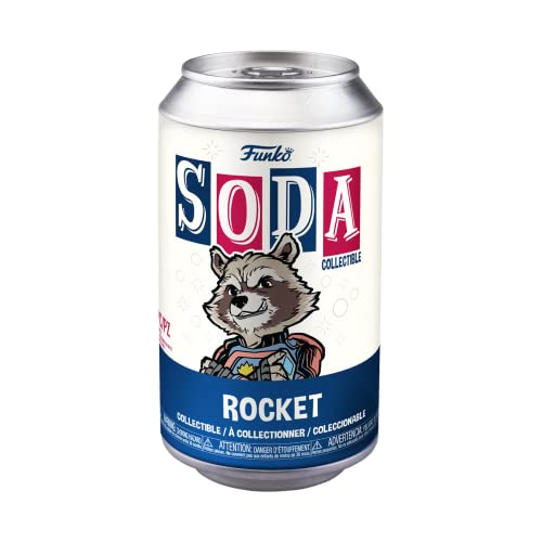 Funko Vinyl SODA: Marvel 3- Rocket Racoon Raccoon, 1/6 Odds for Rare Chase Variant, Marvel Comics, Collectable Vinyl Figure - Image 2