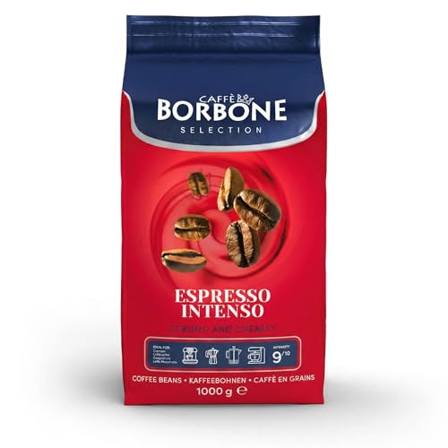 Caffè Borbone Whole Bean Coffee, Medium Roast Robusta Blend, Espresso Intenso, Strong and Creamy Italian Coffee, 2.2 lb Bag