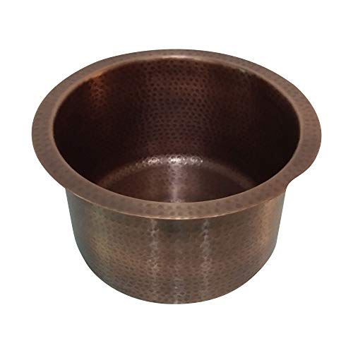 Round Copper Bar Sink 14″ x 8″
