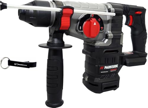 HEADNMORE Bundle Parkside Performance PKHAP 20 - Martillo perforador con batería (20 V, incluye llavero)