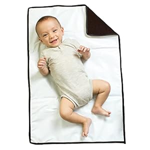 J.L. Childress Full Body Portable Baby Changing Pad, Fully Padded for Baby’s Comfort, Waterproof, Opens to 19″ X 30″, Black, 1 Count (Pack of 1), (1105BLK)