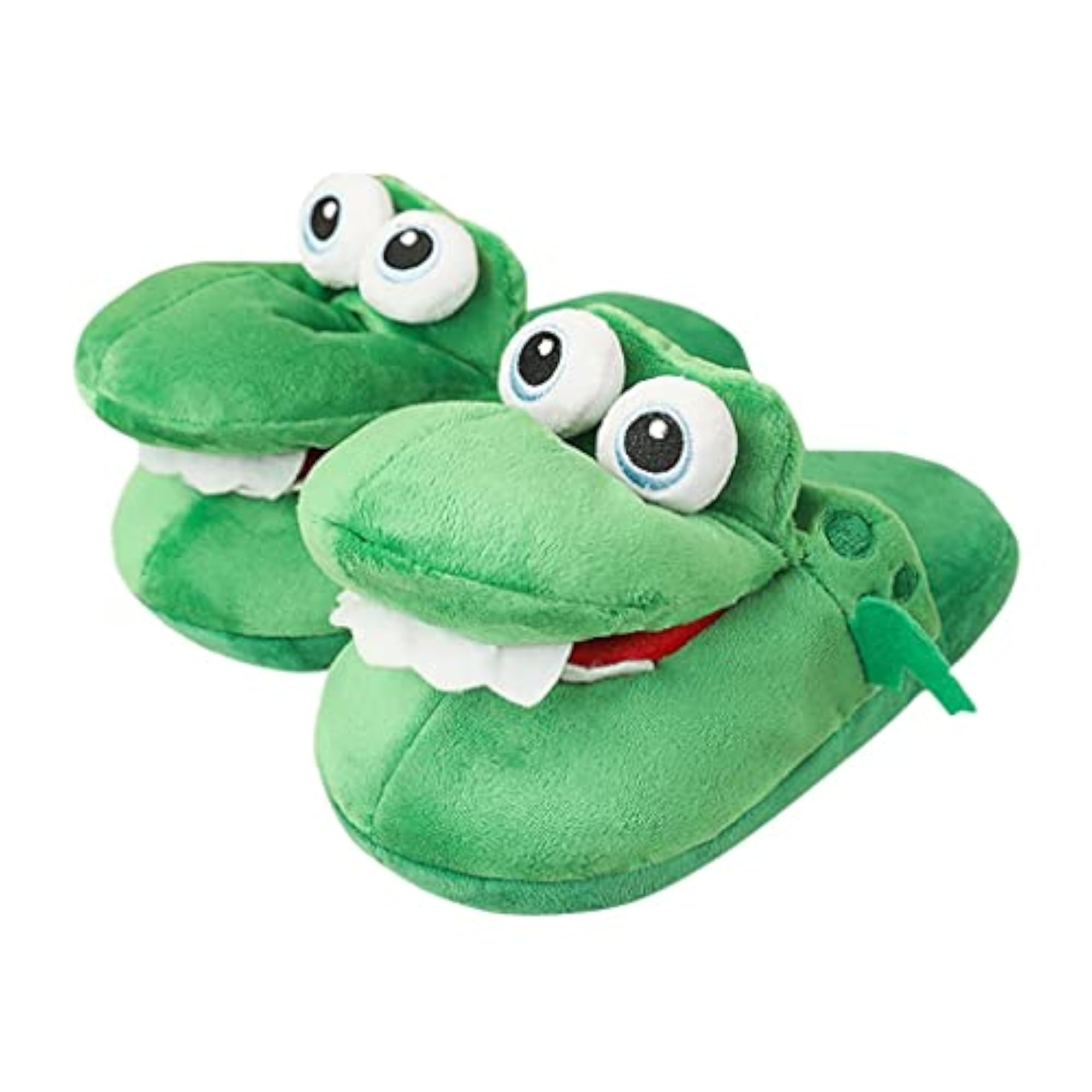 Winter Warm Crocodile Shape Indoor Slippers, Size 38-39