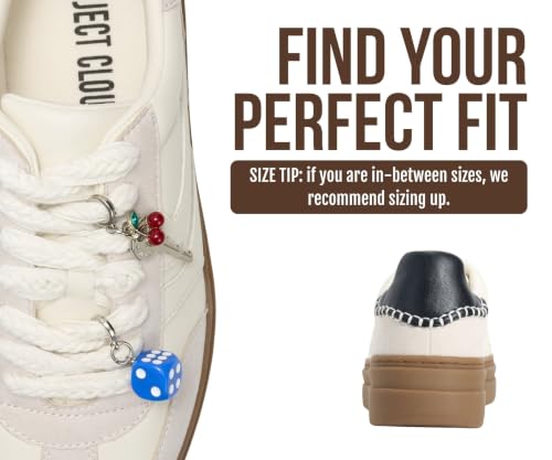 Image of Project Cloud Platform Sneakers for Women Footwear - Memory Foam Insole Womens Shoes, Lightweight and Non-Slip Sole Lace Up Fashion Sneakers for Women 2026 (Volley)
