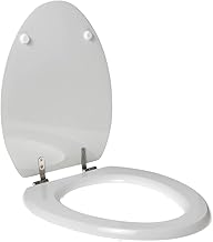 IDROTOP Toilet Seat for Dolomite Dahlia in Polyester Coated Wood, Triangular, White