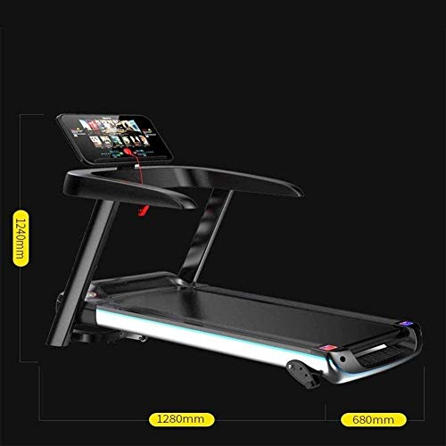 Image of Treadmill Small Fitness Equipment Foldable High-Definition Color Screen WiFi Treadmill Home Weight Loss Fitness for Home and Office