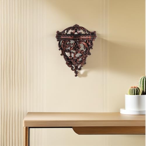 Estante flotante de pared para organizar objetos decorativos en estancias pequeñas 6