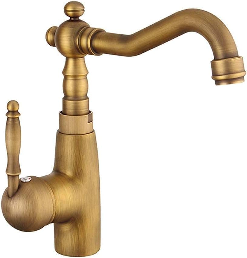 Cuivre doré antique robinet de cuisine pour maison de campagne