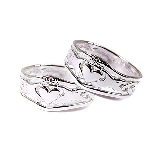 Bague de mariage Claddagh pour briller lors de votre cérémonie de noces